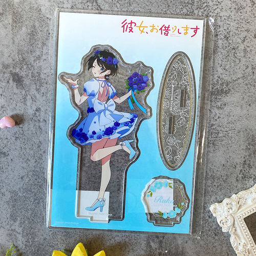 日本正版 租借女友 出租女友 花环礼服亚克力立牌 周边谷子 - 图0