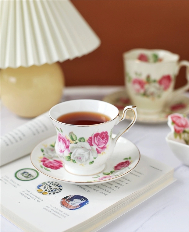 包邮 小词2007 出口英国骨瓷咖啡杯 下午茶茶杯