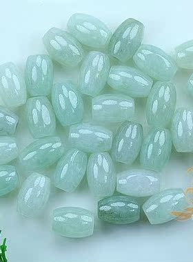diy天然翡翠玉石路路通a货散珠