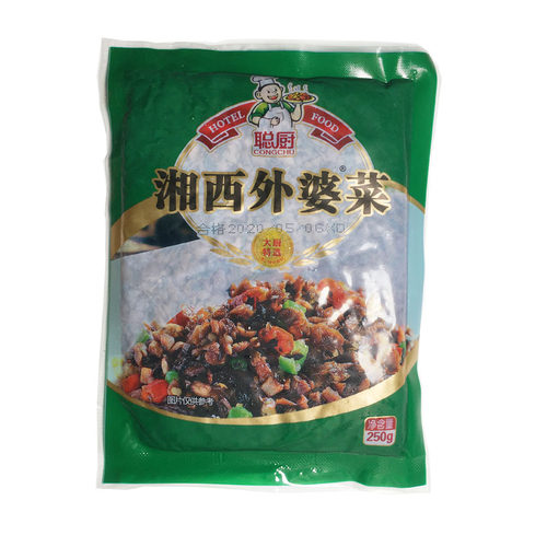 聪厨湘西外婆菜干菜饭店酒店 下饭菜湖南特产酸腌菜咸菜香辣袋装 - 图3