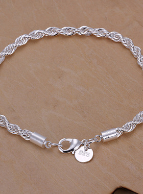 镀银时尚风学生手链