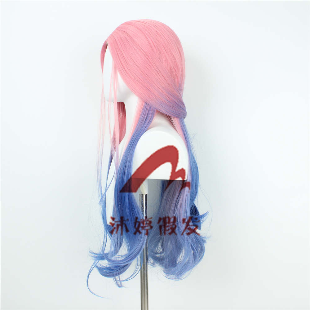 沐婷 Alien Stage mizi 异形舞台 美智cos假发仿真头皮顶染色渐变 - 图2