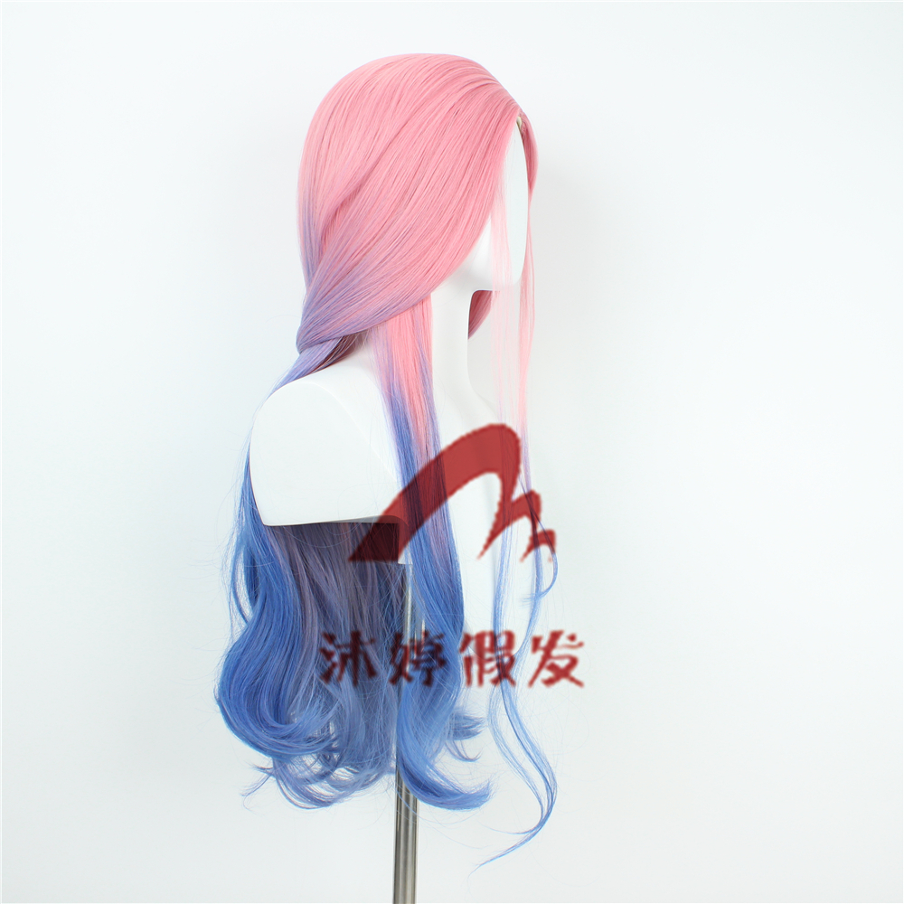 沐婷 Alien Stage mizi 异形舞台 美智cos假发仿真头皮顶染色渐变 - 图1