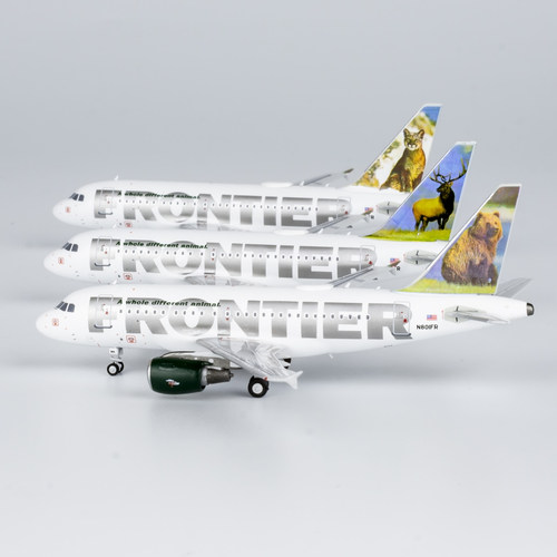 NG   Frontier Airlines A318-100 N801FR/N802FR 合金航模 1:400 - 图3