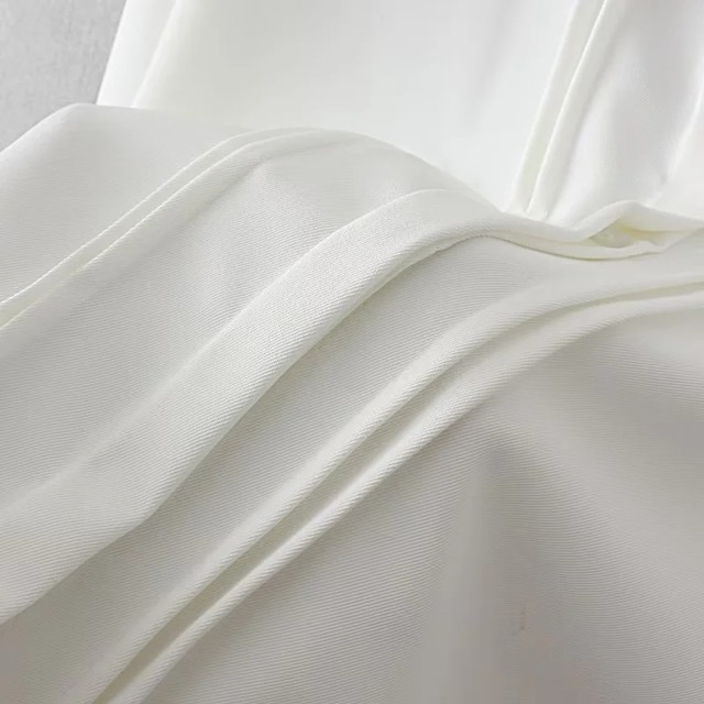 Fat mm white solid color professional all-match long-sleeved shirt loose casual commuting shirt large size cover belly hidden meat spring clothing