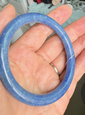 东陵玉细圆条美人条时尚百搭国风手镯60.8圈