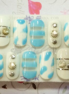贴片光疗定做甲片假指甲手工成品