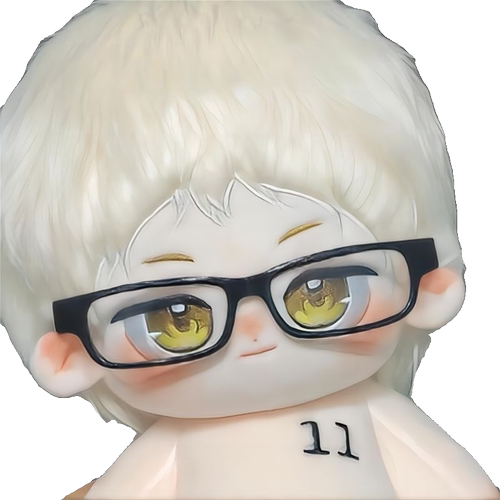 棉花娃娃排球少年月岛萤属性20cm男动漫周边礼物闺蜜生日可爱公仔 - 图3