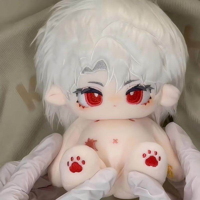 漫画月影别墅周边同人白艾尔属性20cm棉花娃娃女生礼物玩偶送礼物,淘宝优惠券,粉丝福利购,淘宝优惠卷
