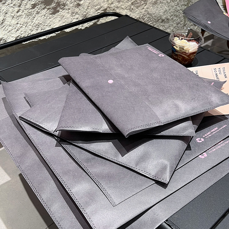 高级服装无纺布包装袋定制LOGO加厚T恤环保暗扣礼品袋衣服自封袋,淘宝优惠券,粉丝福利购,淘宝优惠卷