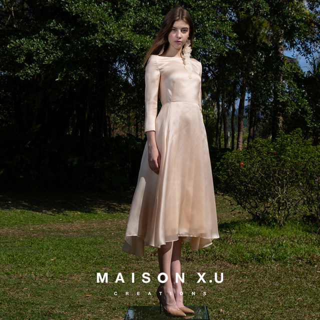 Ivory goddess MAISONX.U ຊຸດຝຣັ່ງ