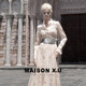 ສິ້ນສູງ MAISONX.U ຝຣັ່ງແອວສູງທີ່ມີ hem ຂະຫນາດໃຫຍ່