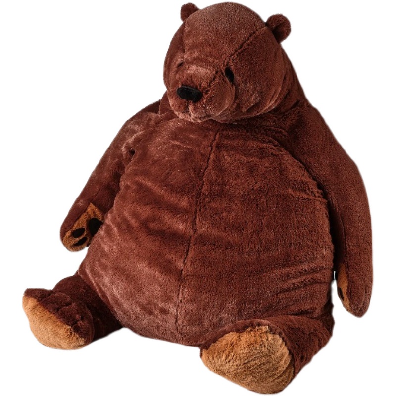 济南IKEA宜家尤恩格斯库格毛绒玩具大棕熊公仔抱抱熊儿童网红驼鹿 - 图2