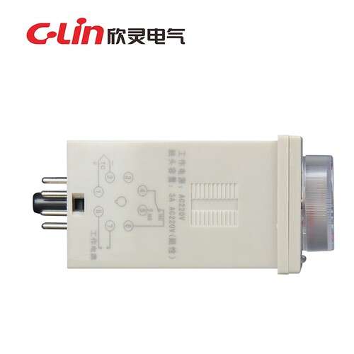 欣灵牌HH48-M(E5C2) K 0-400℃指针式温控仪表温控器加底座卡导轨 - 图2