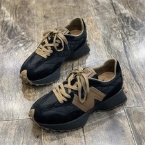 Soraki Outlet Classic Still time ~ heel high 3 5CM genuine leather brute waist Agana woman comfortable and breathable