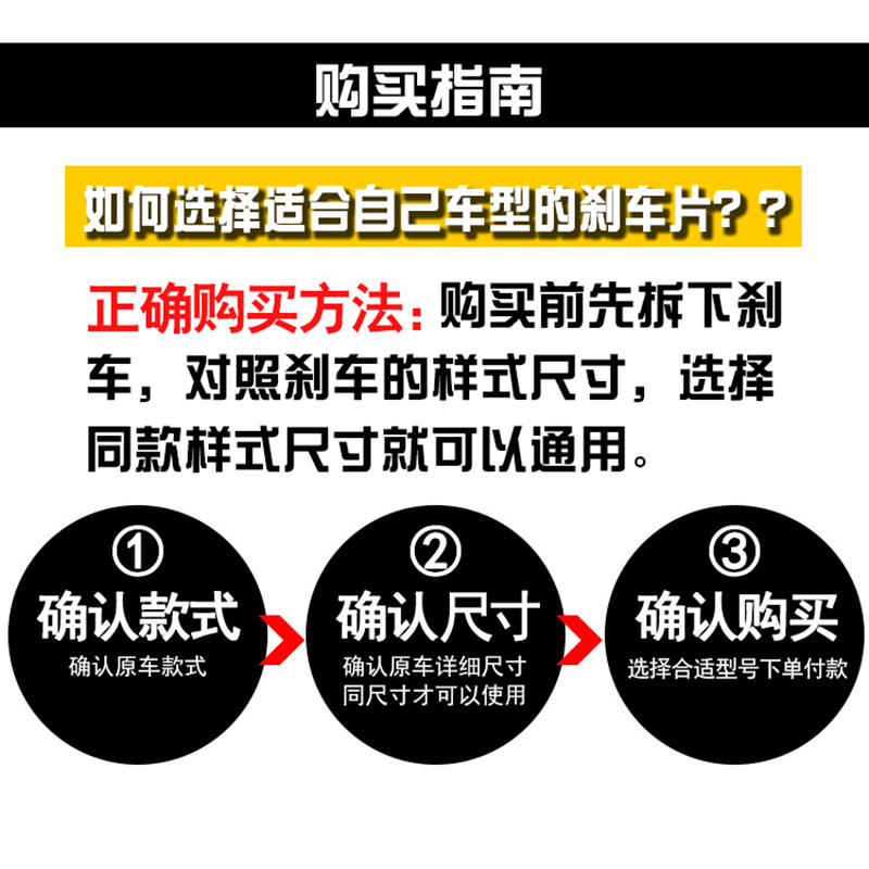 电动车摩托车碟刹片刹车片蹄块刹车皮油刹制动刹车配件半金属耐磨-图1