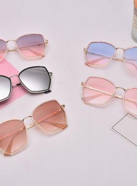 墨镜ins韩版圆脸蹦迪显瘦太阳镜