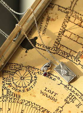 韩国ost哈利波特银魔法学院项链