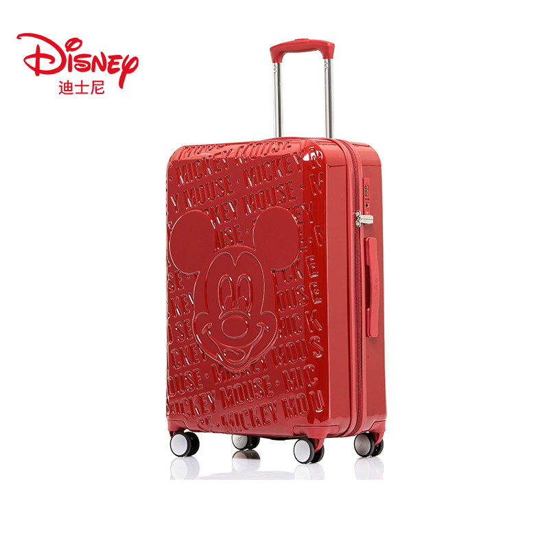 迪士尼24寸万向轮ins网红女拉杆箱 林晟箱包旅行箱