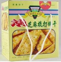 (Old Shop Positive Goods) Earth Sesame Comb with biscuits (vegetarian biscuits) 600G 28 packets