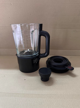 适用美的破壁机杯体PB253C PB254D玻璃杯配件豆浆米糊搅拌杯带盖