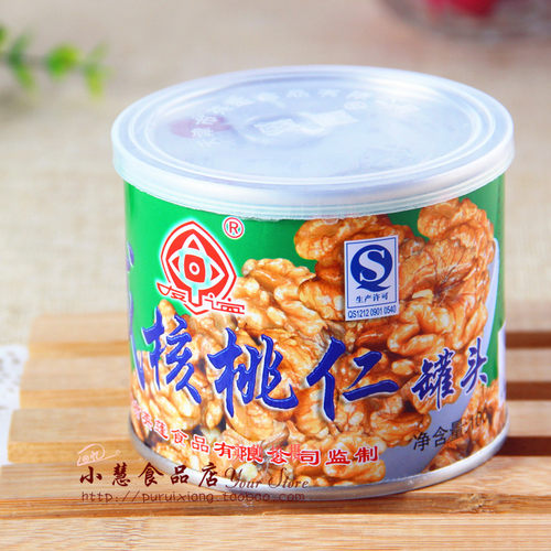 包邮天津英蓬友谊牌咸核桃仁罐头100g*4坚果即食授权销售 - 图0