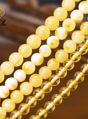 琥珀原矿毛衣链妖孽文玩天然蜜蜡