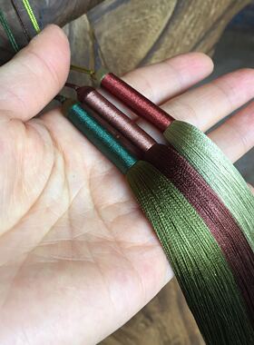 墨宝定制 纯手工细长款复古风流苏穗子diy流苏配件吊穗