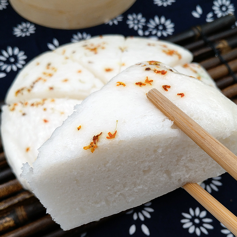 酒酿水塔糕宁波特产桂花糕传统糕点正宗大米糕米馒头发糕早餐蒸糕-图1