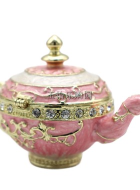 珐琅彩金属仿真阿拉伯拉丁酒壶摆件家居饰品柜台摆设家居饰品送礼