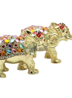 泰国工艺品动物柜台大象摆件