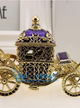 高档金属古典风摆件创意首饰盒