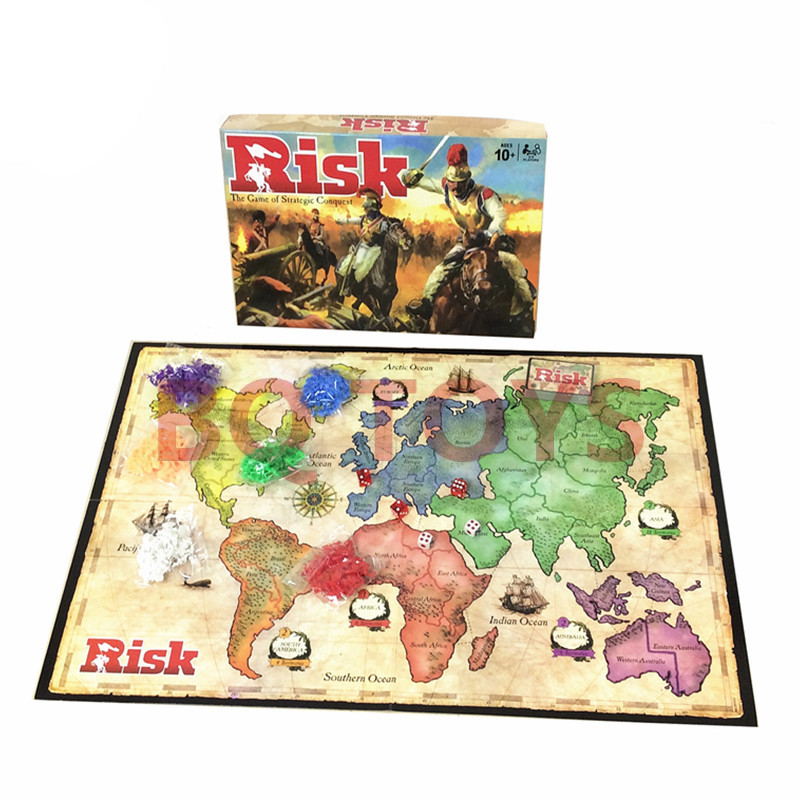 经典英文战争桌游男孩子益智休闲策略游戏 ENGLISH RISK GAME-图1