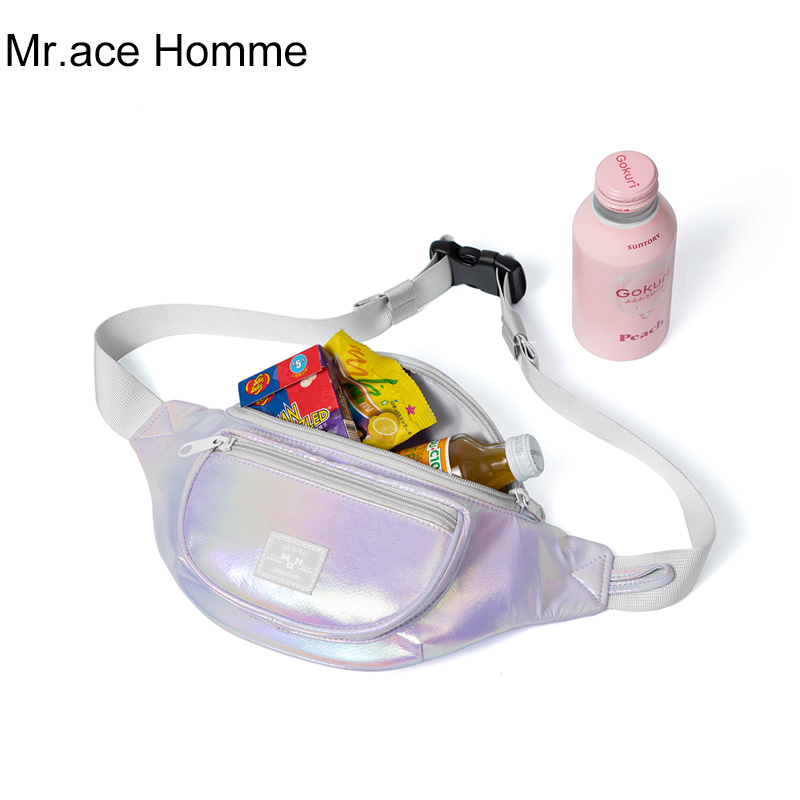 mr . ace homme时尚腰包女潮小包包 mracehomme胸包