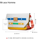 Mr．Ace Homme Вместительная и большая сумка для телефона, универсальная брендовая сумка на одно плечо