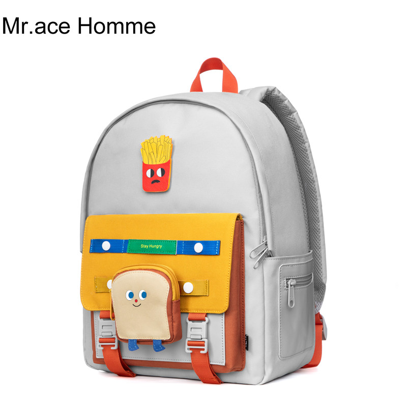 mr . ace homme女旅行百搭高双肩包 mracehomme双肩背包