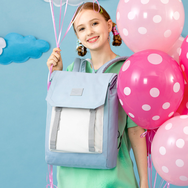 mrace韩版高中学生女ins双肩包 mracehomme双肩背包