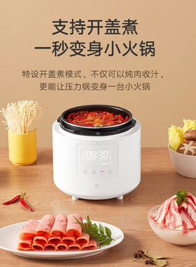 小米米家智能电压力2.5L高压锅