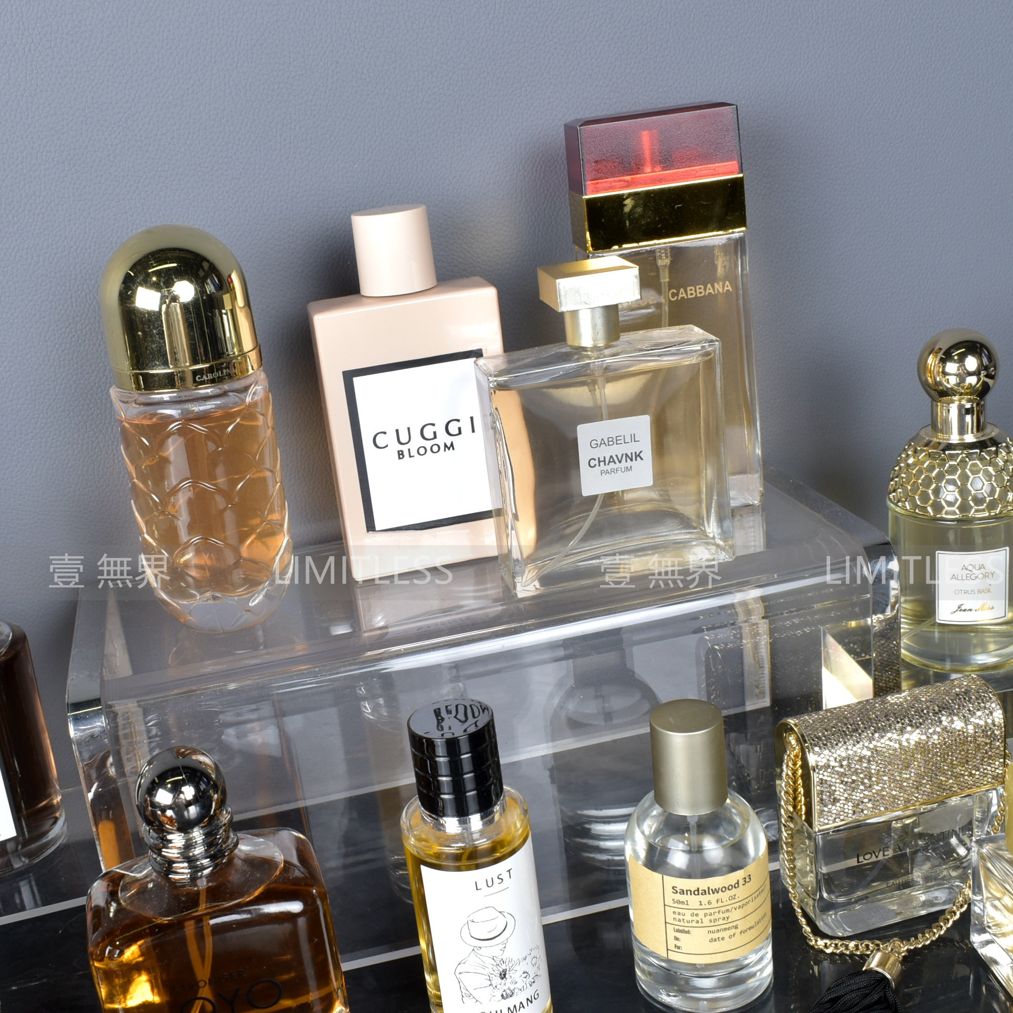 金色轻奢女士香水香氛 拍摄道具样板房摆件梳妆台 卫生间镜柜收纳,淘宝优惠券,粉丝福利购,淘宝优惠卷