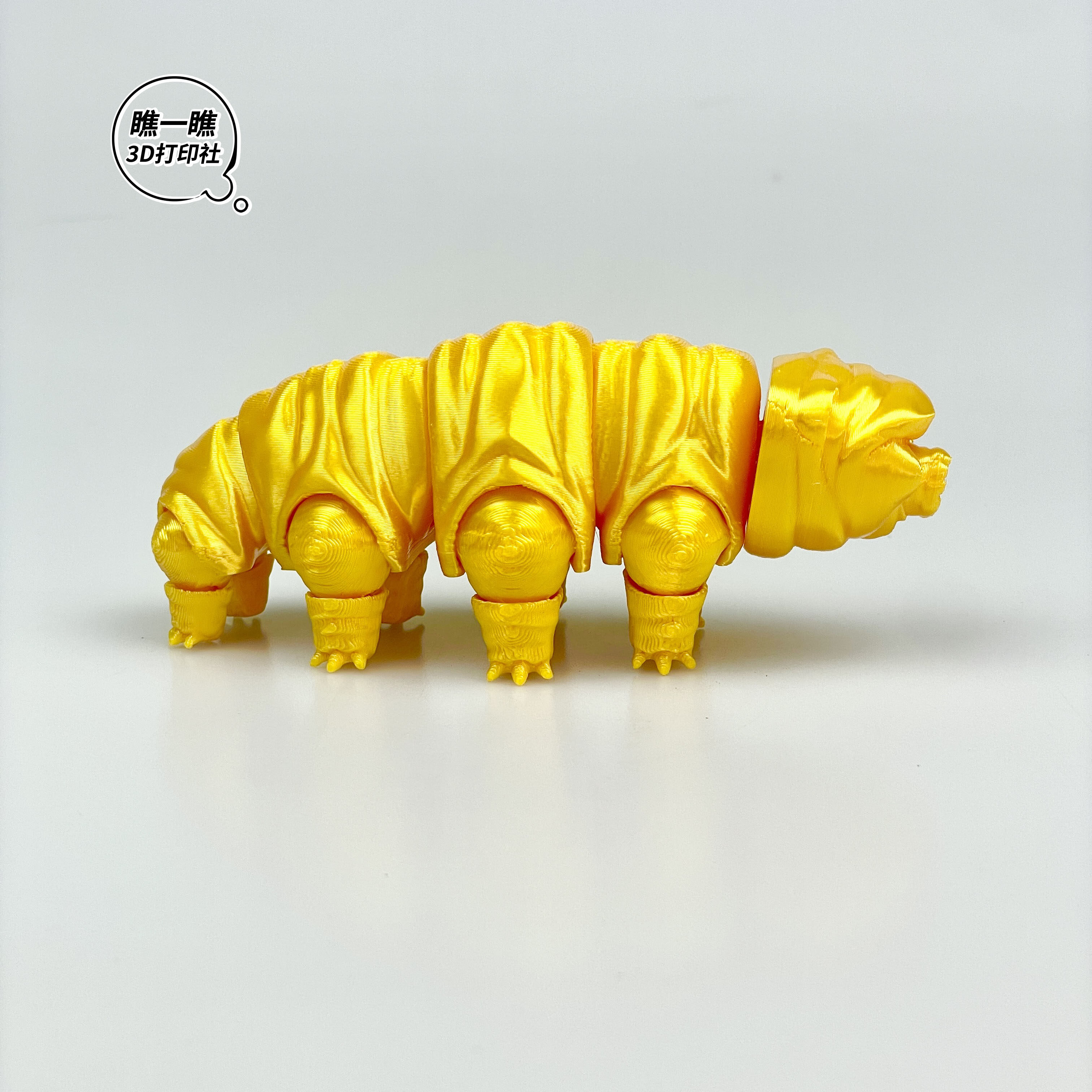 3d打印水熊虫关节可动新款仿真动物模型男孩玩具创意礼物装饰摆件,淘宝优惠券,粉丝福利购,淘宝优惠卷