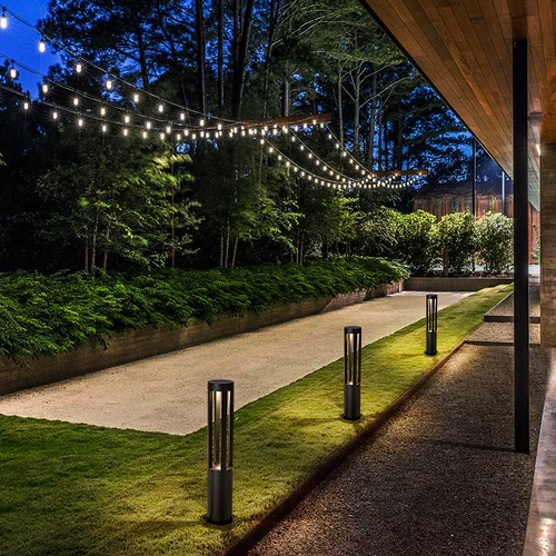 Светодиодные квадратные дорожные водонепроницаемые садовые фонари для беседки для загородного дома для колонны