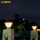 Дорожный фонарь на солнечной энергии для колонны для ограждения, водонепроницаемая настенная вилла для беседки