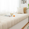 Corduroy bay window cushion for all seasons
