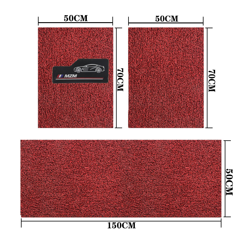 可自由裁剪汽车丝圈脚垫通用易清洗保护地毯车载单个车主驾驶单片-图2