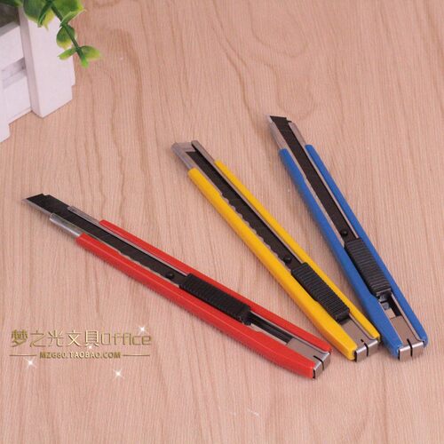 5把包邮 TJM塔吉玛LC-303美工刀 小型刀子 LC-303裁纸刀9MM美工刀 - 图1