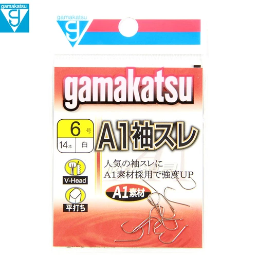 Япония Gamakatsu Gamaka Fish Hook Универсальный рукав Akita имеет пирсинг резервуар для рыбалки на крючок для сома