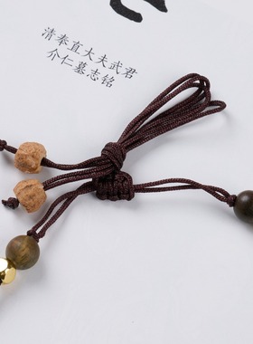 天然雷击枣木无事牌项链天师钟馗吊坠寺庙道观毛衣吊坠饰品