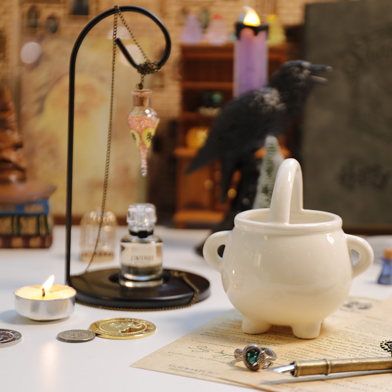 哈利波特巫师魔药炉坩埚铁架陶瓷罐子香薰炉巫婆汤杯干锅精油炉,淘宝优惠券,粉丝福利购,淘宝优惠卷