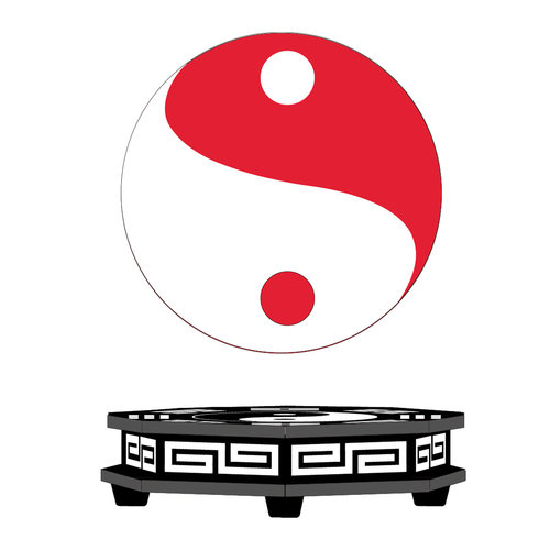 东方project 博丽灵梦阴阳玉磁悬浮魔理沙八卦悬浮球炉底座夜灯 - 图3