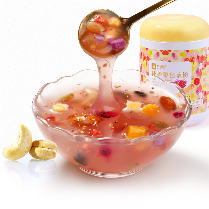 【良品铺子-桂香果色藕粉350g】坚果 良品铺子天然粉粉食品